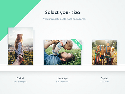 Books album book books clean concept photo ui ux webshop