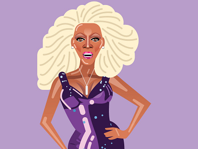 Rupaul illustration