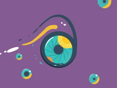 Optical Splash after effects bechtel drip drop fluid illustration lens paint splash style frame