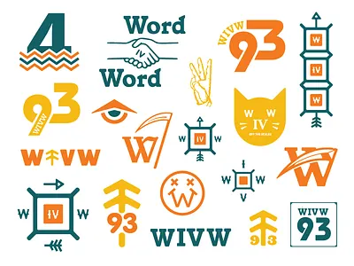 "WIVW" Explorations fun icons logos play wivw