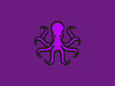 Octopus animal icon logo octopus