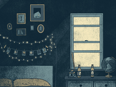 American Football Poster american football band band poster gig poster illustration nicholas moegly poster screen print window