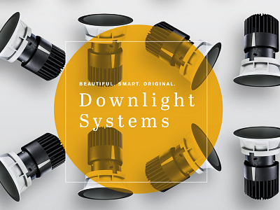 Downlight brochure lighting photoshop