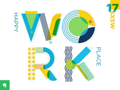 Evernote at SXSW 2017 evernote happy place sxsw work workplace