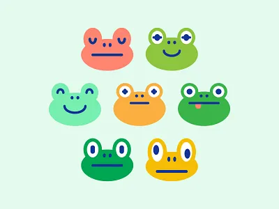 Ranitas cara face frog illustration ilustracion rana