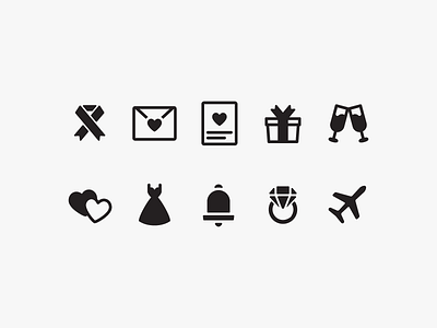 Wedding Icons fashion icon logo magazine wedding