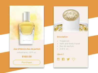 Product shopping cart dailyui