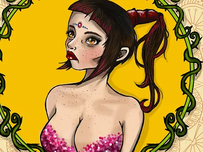 girl illustration illustration magic