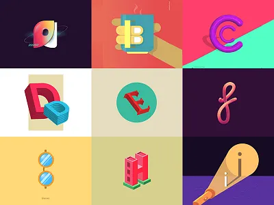 36 Days of Type - Part 1 36days 36daysoftype drawing illustration illustrations letter pen sketckbook type typography