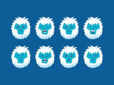 Yeti ape beast cold face mascot monster snow vecteezy vector art winter yeti