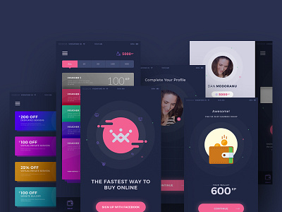 Mobile App app design graphic mobileapp ui ux website