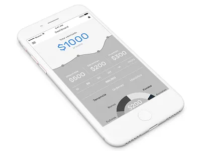 Stock app wireframe - WIP app data finance fintech ios market money stock trade ux wireframe