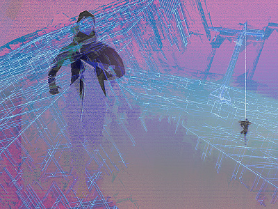 Sophokles In His Cave 1984 artificial reality dystopia editorial fascism illustration science fiction scifi virtual reality