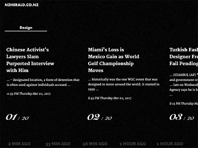 NewsS - Searching black blog bw clean news search type typography web website white