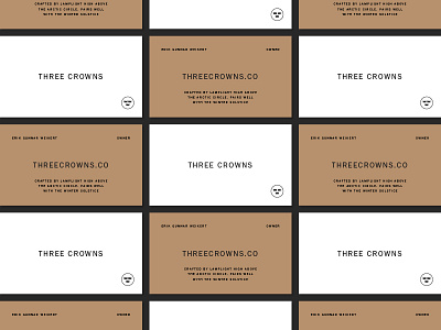 Three Crowns is Hiring! business cards hot sauce kraft print sweden three crowns