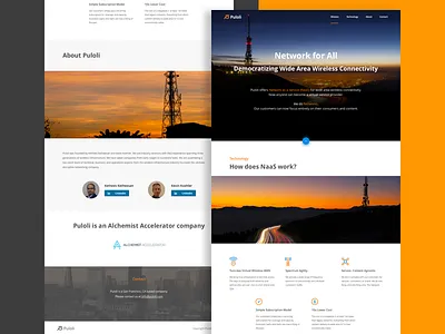 Puloli Websute network startup tech website