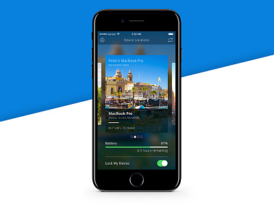 Location Tracker - 020 concept daily ui ios iphone 7 location tracker malta sketch travel ui ui design