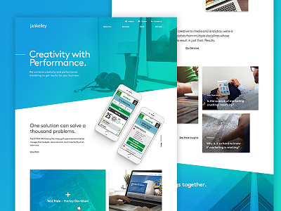 Agency website phase 2 design landing page marketing ui ux website