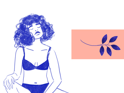 Girl 2 girl illustration minimal monochrome simple