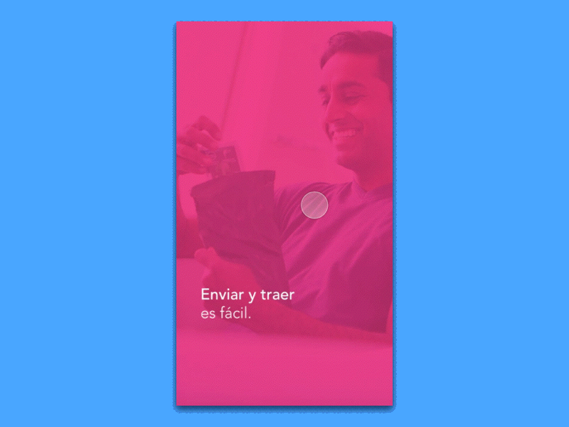 Delivery App - Services android delivery design interactive ios services screen star app ui ux