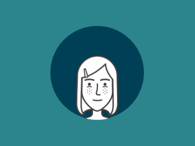 Girl animation girl looking motion