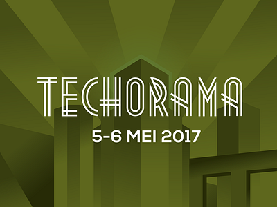 logo - TECHORAMA v2 branding logo design mark metropolis rebrand simplicity vintage