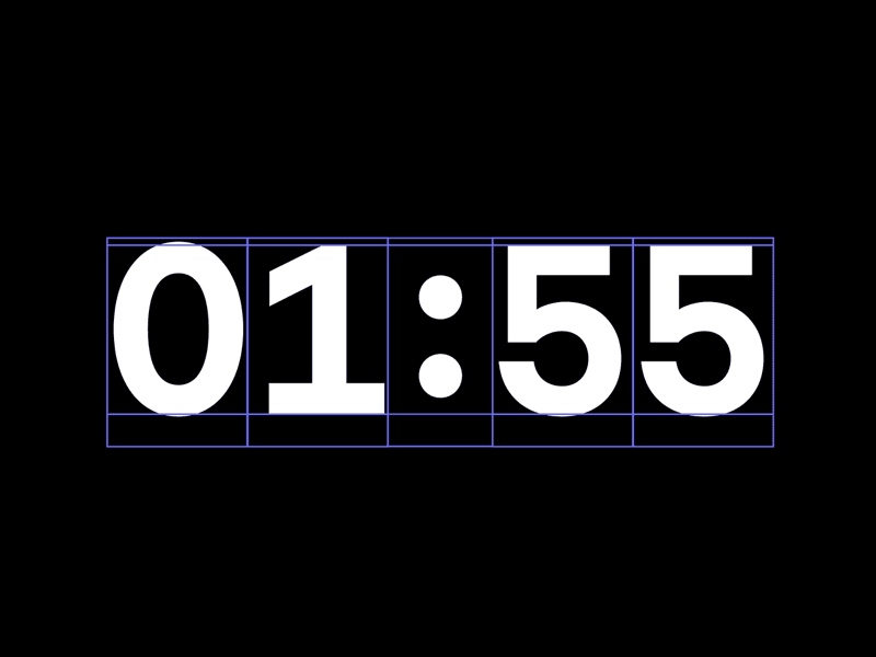 On the Importance of Tabular Figures in a video player date figures font numbers player tabular time timeline timing typography ui video