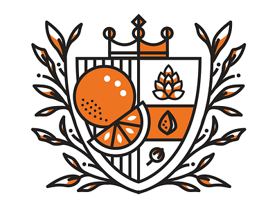 Royal Ingredients crest ingredients orange royal