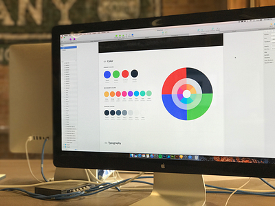 Style Guide brand color design graphic guide style theory typography ui ux wheel