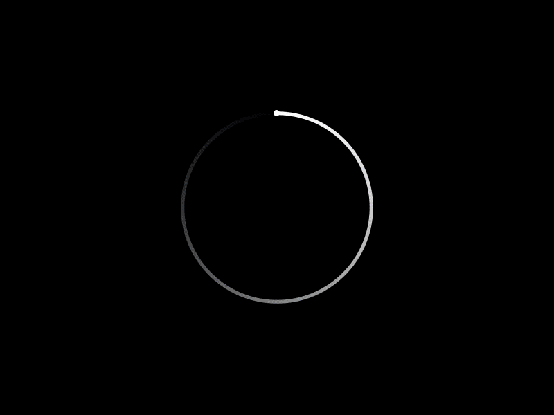 Ball Bearing 2d after effects animation blue circles gif rings rotation twists