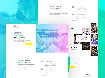 Jaiby - Perks that Matter clean deals design employee employer minimal perks rewards ui