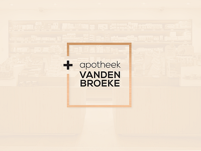 logo - vandenbroeke branding clean copper corporate logo minimal pharmacy