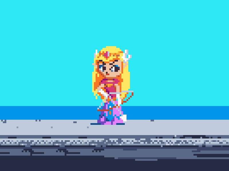 Zelda animation legend of zelda pixel pixel art pixel dailies pixel dailies pixelart windwaker zelda