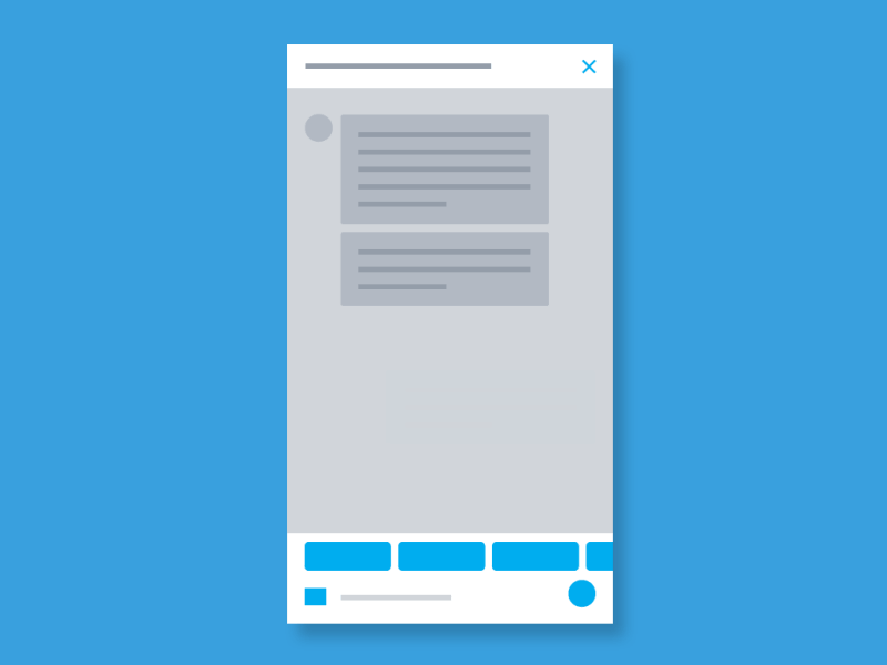 Uniplaces Chatbot canned questions animation test animation bot chatbot design drawing gif sketch ui uniplaces ux