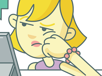 Waiting is the worst. cage frustrated illustration marketing site on hold slow waiting