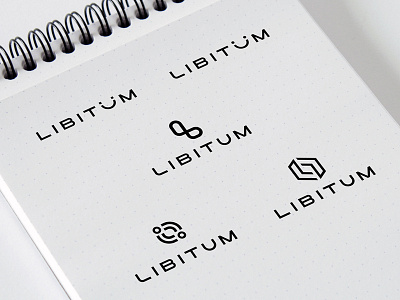 Libitum design graphic idea letter lettering libitum logo minimal simple store typography