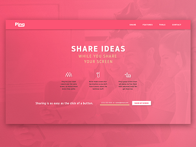 Ping: Site ping screen share website
