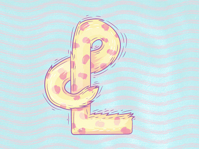 36 Days of Type - L 36days l 36daysoftype animal graphicdesign handlettering illustratedtype leopard lettering type typography