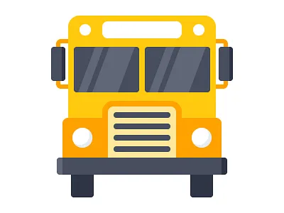 School Bus bus car education icon school school bus vector yellow