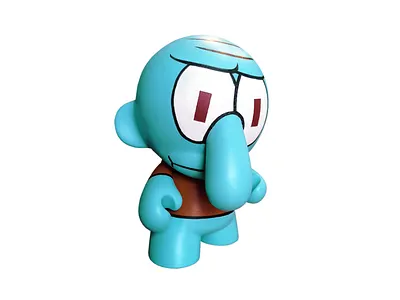 Squidward Munny dunny kidrobot munny spongebob squidward