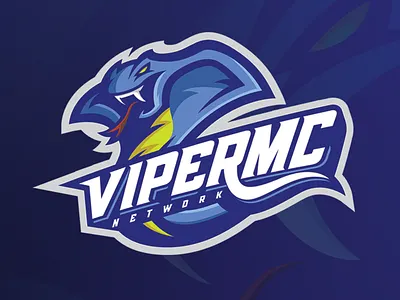 ViperMC Network Mascot adobe illustrator esports logo illustration mascot sports logo sports mascot