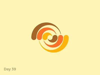 Daily Logo 39/50 - Record Label Logo branding dailylogo dailylogochallenge flat illustration logo mark music record round sound vinyl