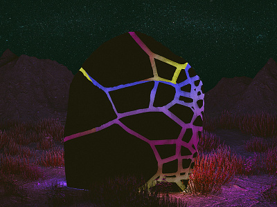 NO AUTOPSY 3d 3d design abstract c4d cinema 4d colorful design graphic design nature neon render stranger things