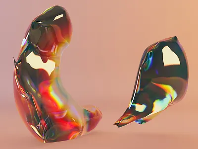 REFRACTION 3d 3d design abstract arnold render c4d cinema 4d colorful design graphic design nature render