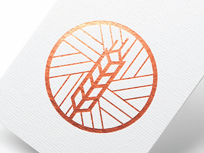 Milling Logo logo thin lines wheat