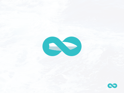 Infinity Surf infinity logo sea surf symbol water waves