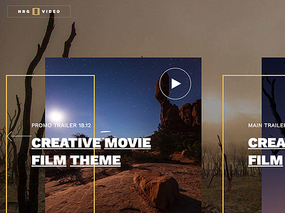 NRGVideo - Movie Film Marketing WordPress Theme film full screen marketing movie portfolio producer production promotion studio trailer video wordpress