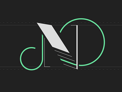 36 Days of Type Day 14 | N 36daysoftype alphabet letter design lettering type design typography