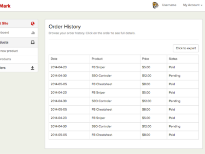 digimark order webapp webdesign