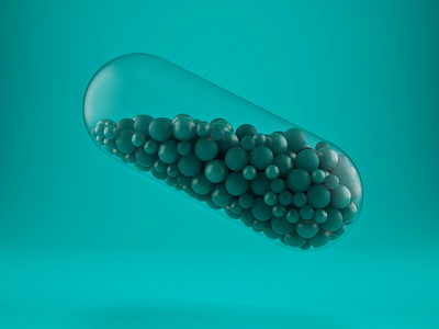 Multivitamin 3d c4d cinema realistic reflection render vray